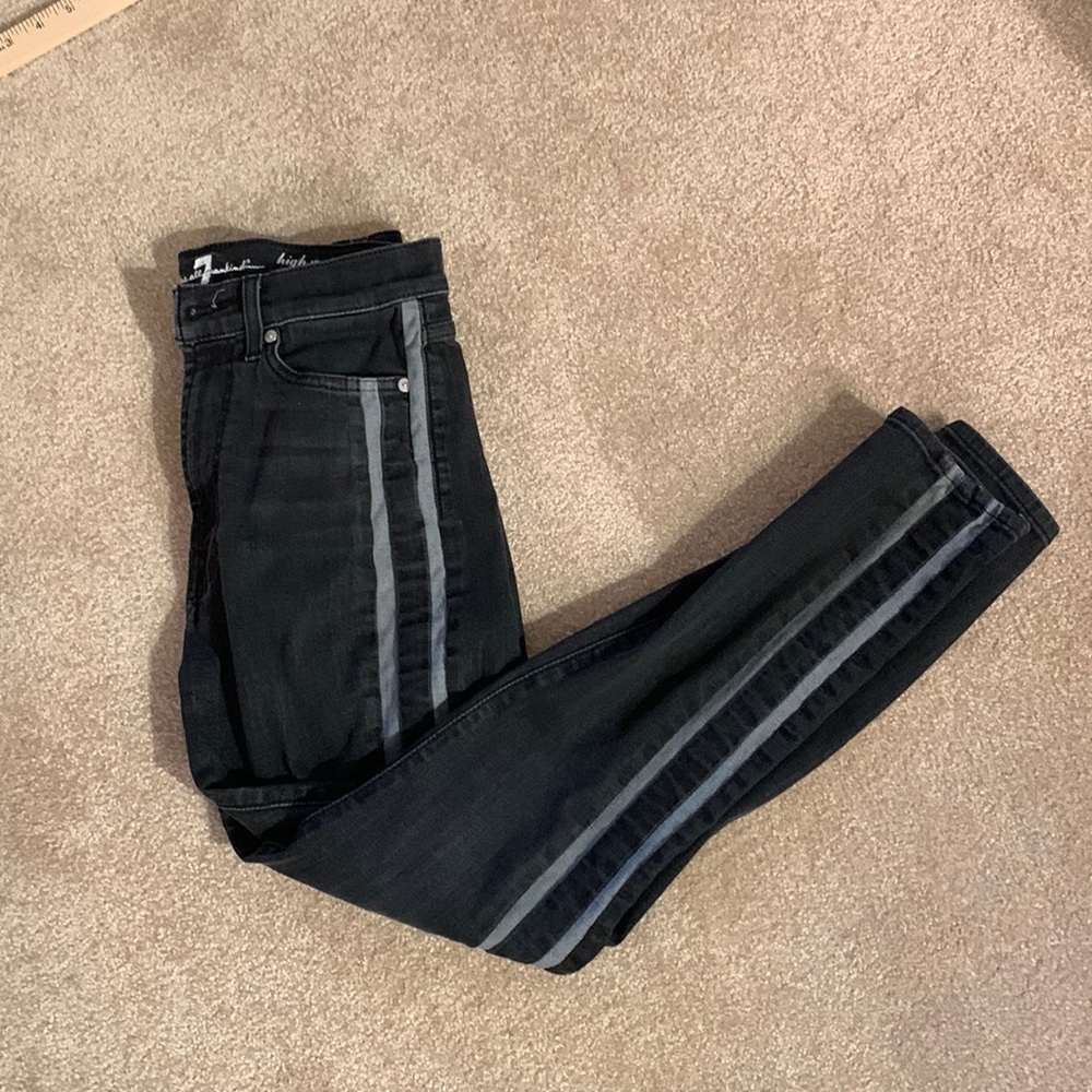 S 28 7 for all mankind black jeans